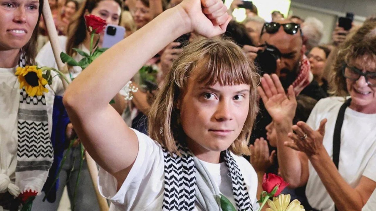 İsrail'den gelen Greta Thunberg: Bir milleti yok etmeye çalışıyorlar!