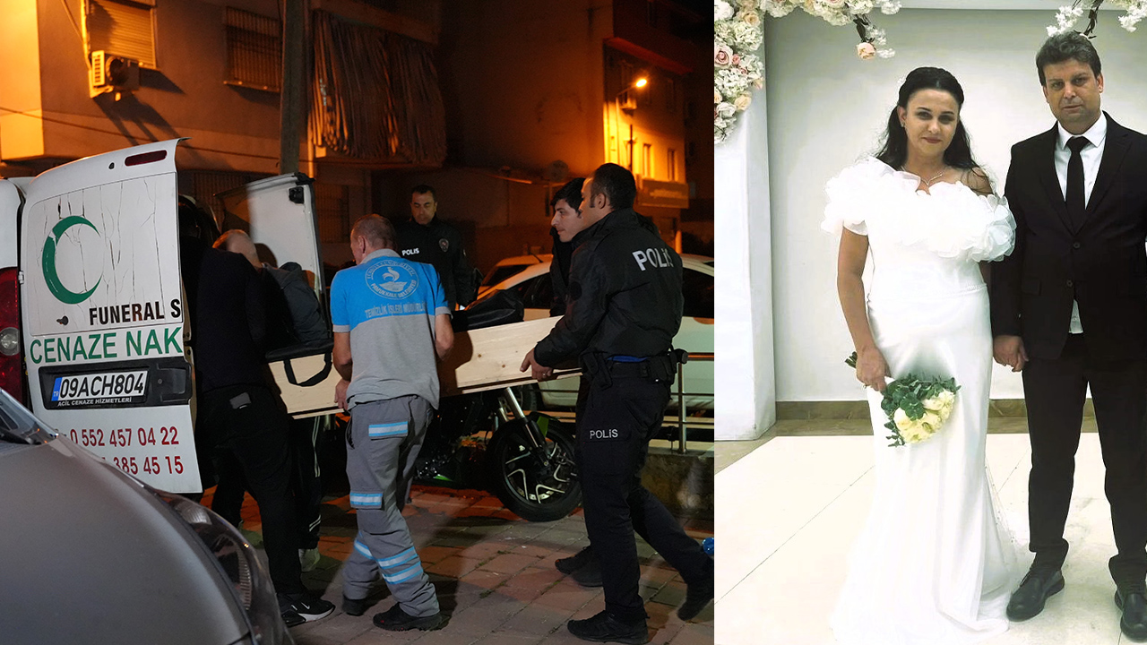 1 aylık evli çiftin korkunç sonu! Önce karısını vurdu sonra intihar etti