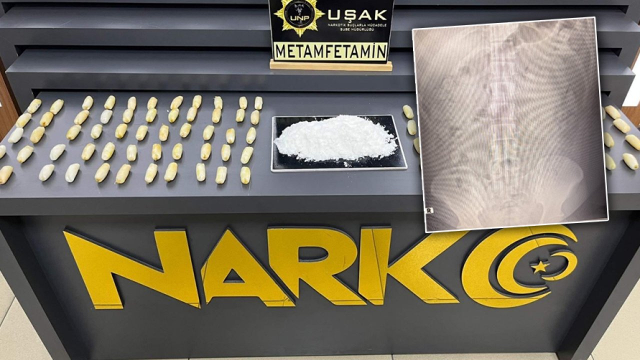 Uşak’ta İranlı 3 şüpheli 'yutucu kurye' operasyonunda yakalandı: 1,5 kilo uyuşturucu ele geçirildi!