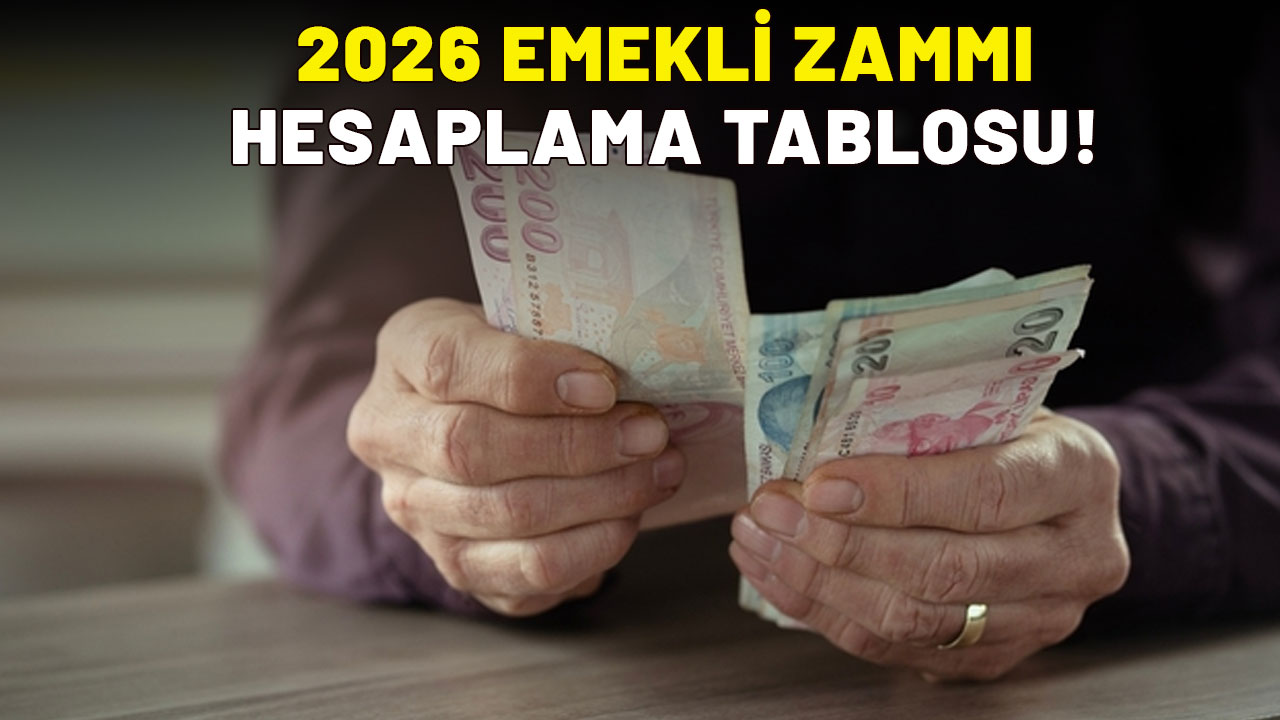 SSK, Bağ-Kur emekli zammı hesaplama tablosu: 2026 yılında emekilerin alacağı rakam belli oldu! En düşük emekli maaşı...