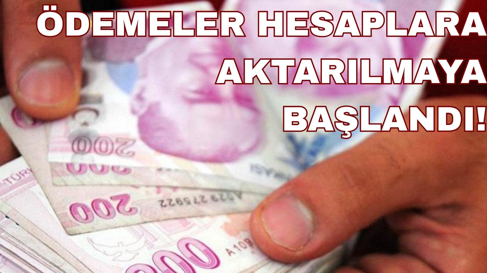 Hesaplarınızı hemen kontrol edin: 320 milyon lira ödeme hesaplara aktarılacak!