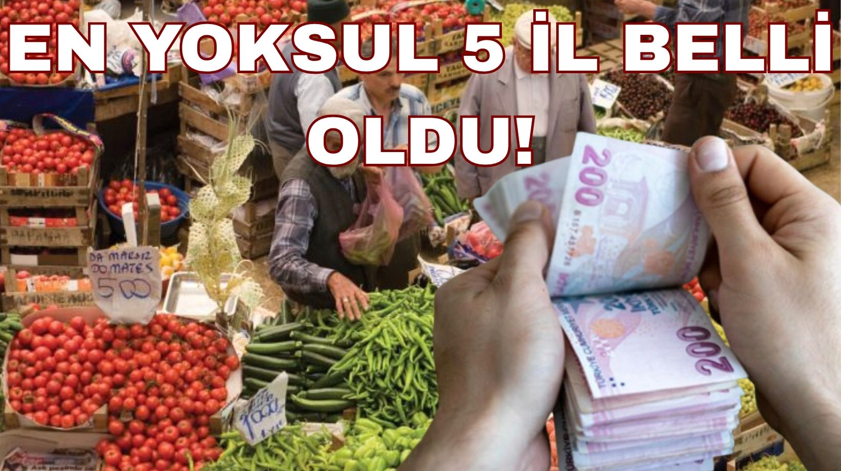 Yoksulluk adeta rekor kırdı: Türkiye’nin en fakir şehri açıklandı!