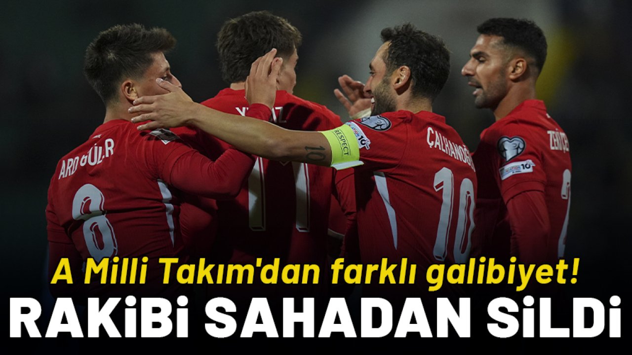 A Milli Takım'dan farklı galibiyet: Bulgaristan'ı sahadan sildi!