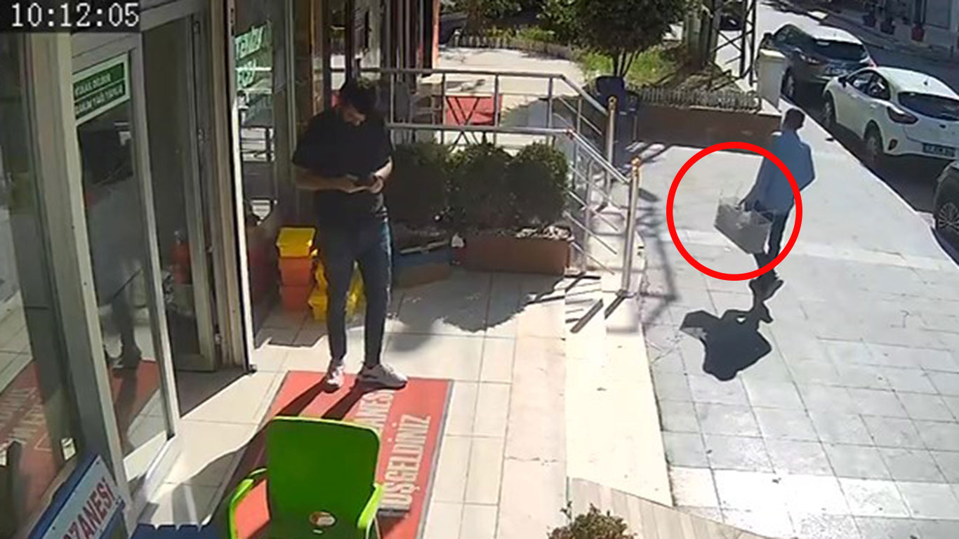 Çok rahat, çok profesyonel! Pes dedirten hırsızlık: 7 bin liralık dondurmayı böyle çaldı