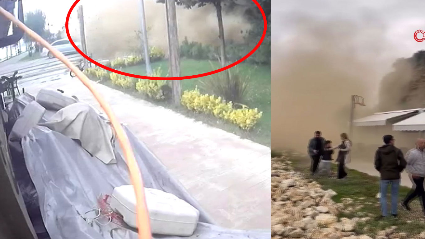 İstanbul'da faciadan dönüldü: Çocukların da olduğu alana kaya parçaları düştü