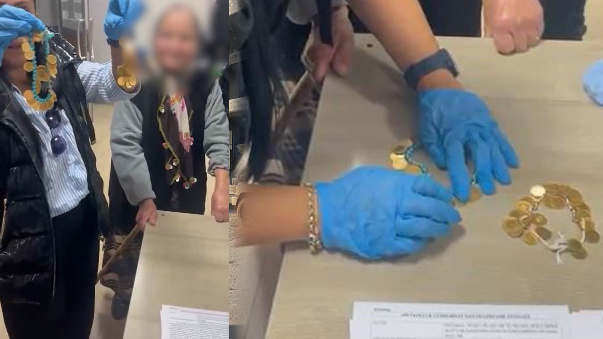 Dilenci kadının üzerinden 67 çeyrek altın ve yüklü miktarda para çıktı