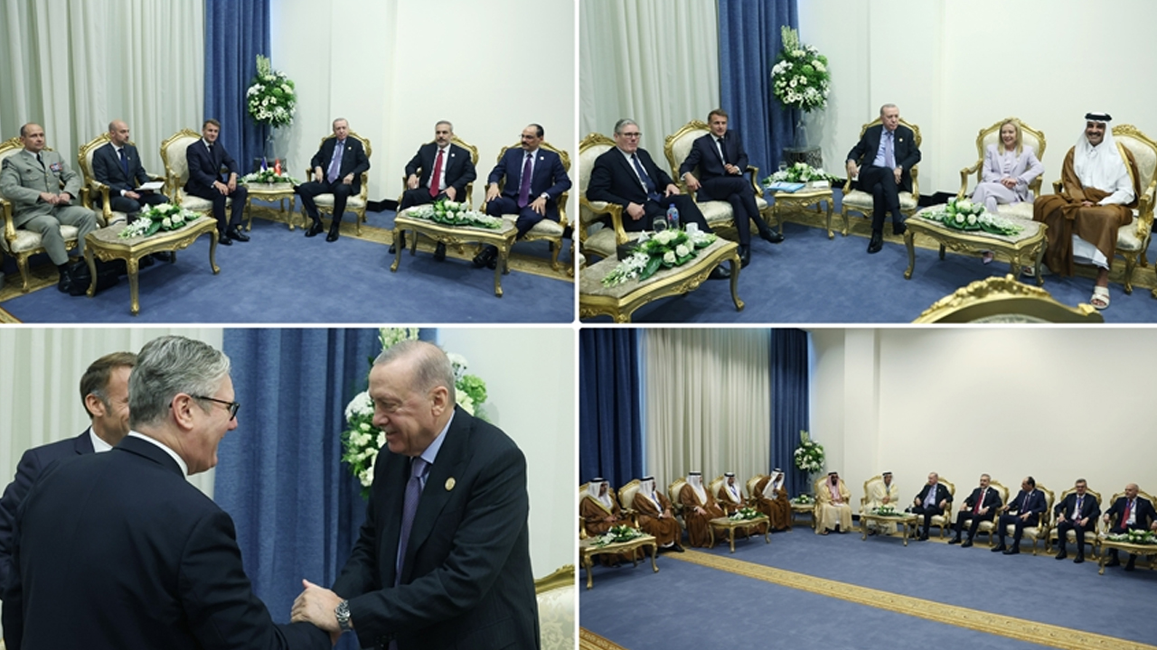 Cumhurbaşkanı Erdoğan’dan Mısır Zirvesi'nde yoğun diplomasi: Gazze için 'kalıcı barış fırsatı' vurgusu