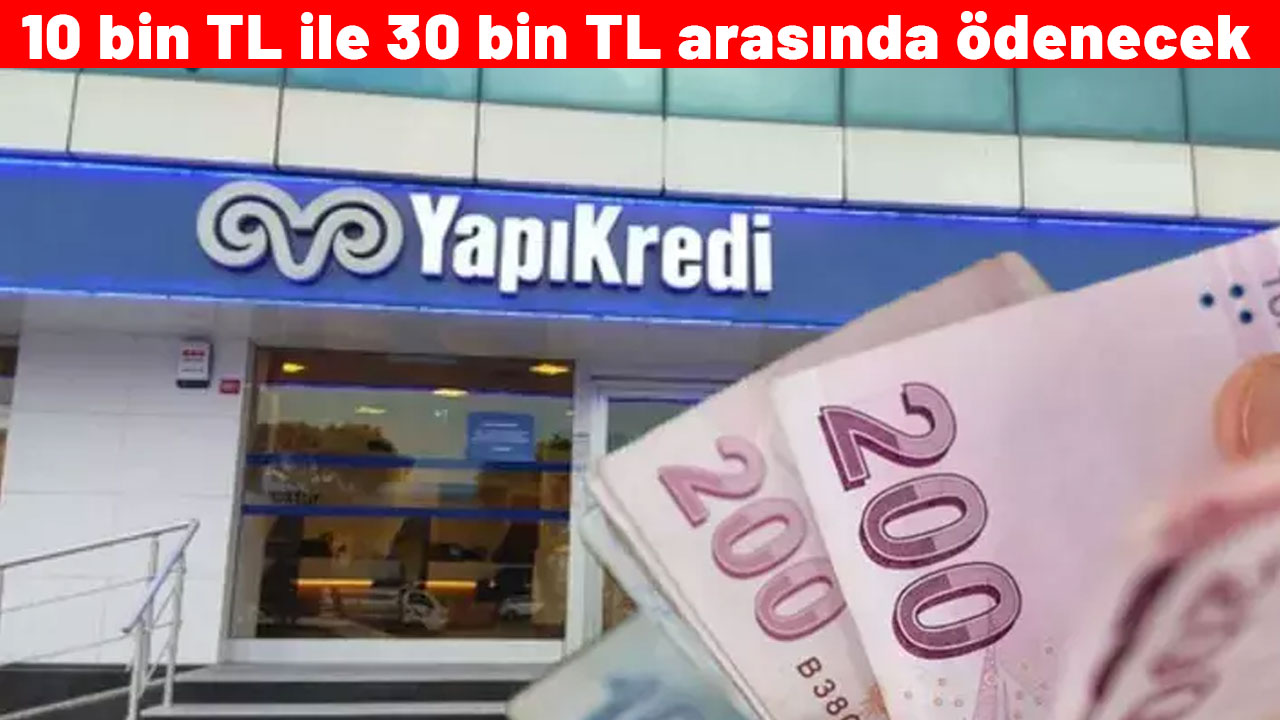 10 bin TL ile 30 bin TL arasında ödenecek! Kim ne kadar promosyon alacağını öğrenebilir! İşte YapıKredi emekli banka promosyonu