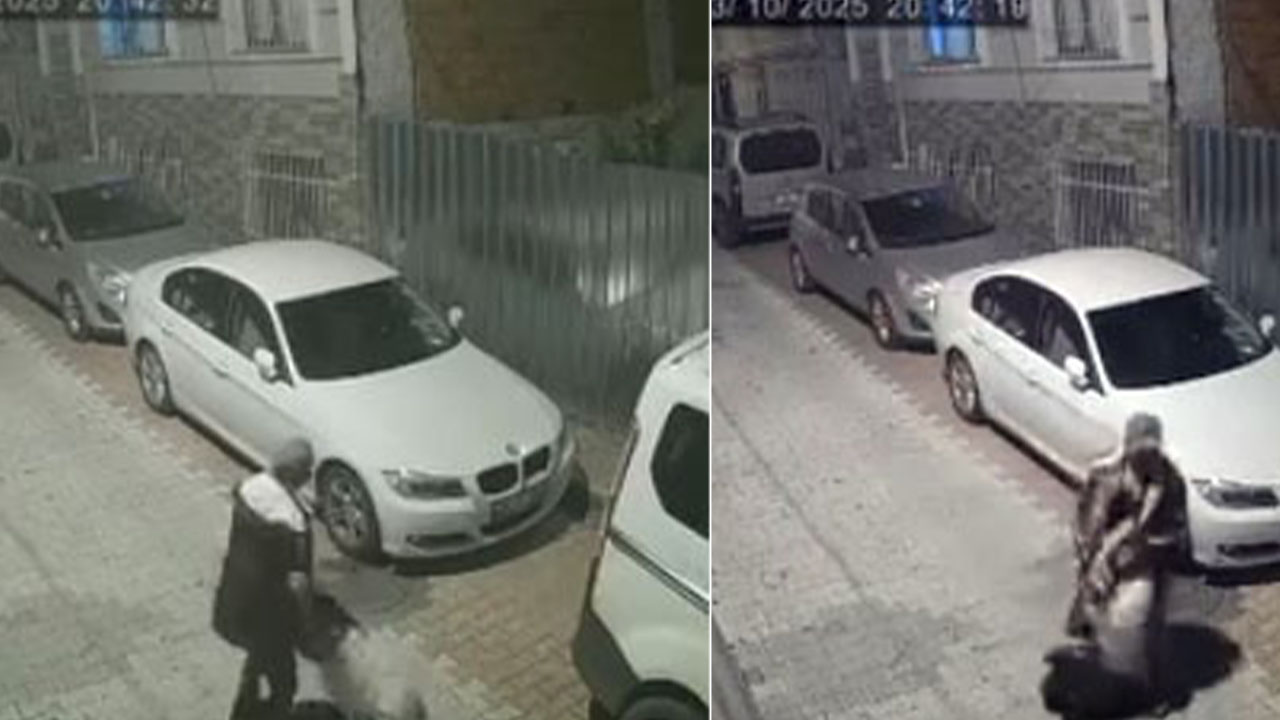 Fatih'te dehşet anları: Kendisine vuran kadını yerde sürükleyerek vahşice dövdü! O anlar kameralara yansıdı
