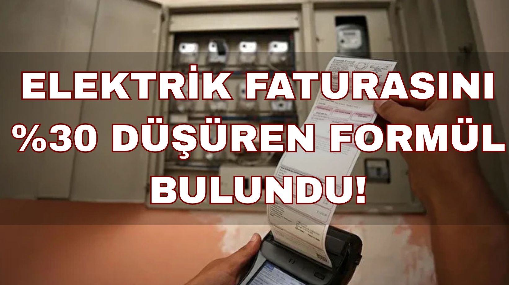 Kışa girmeden öğrenin: Elektrik faturasını yüzde 30 düşüren formül bulundu!
