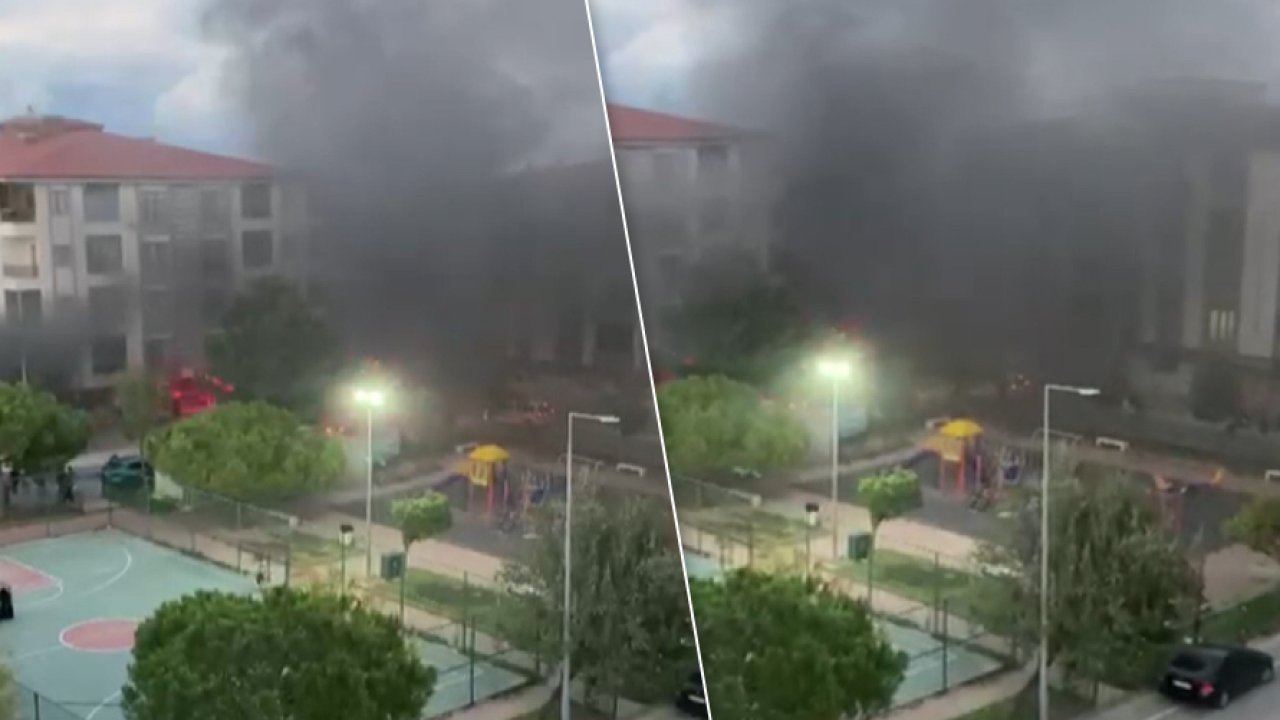 Apartmanda patlama: Bina tahliye edildi!