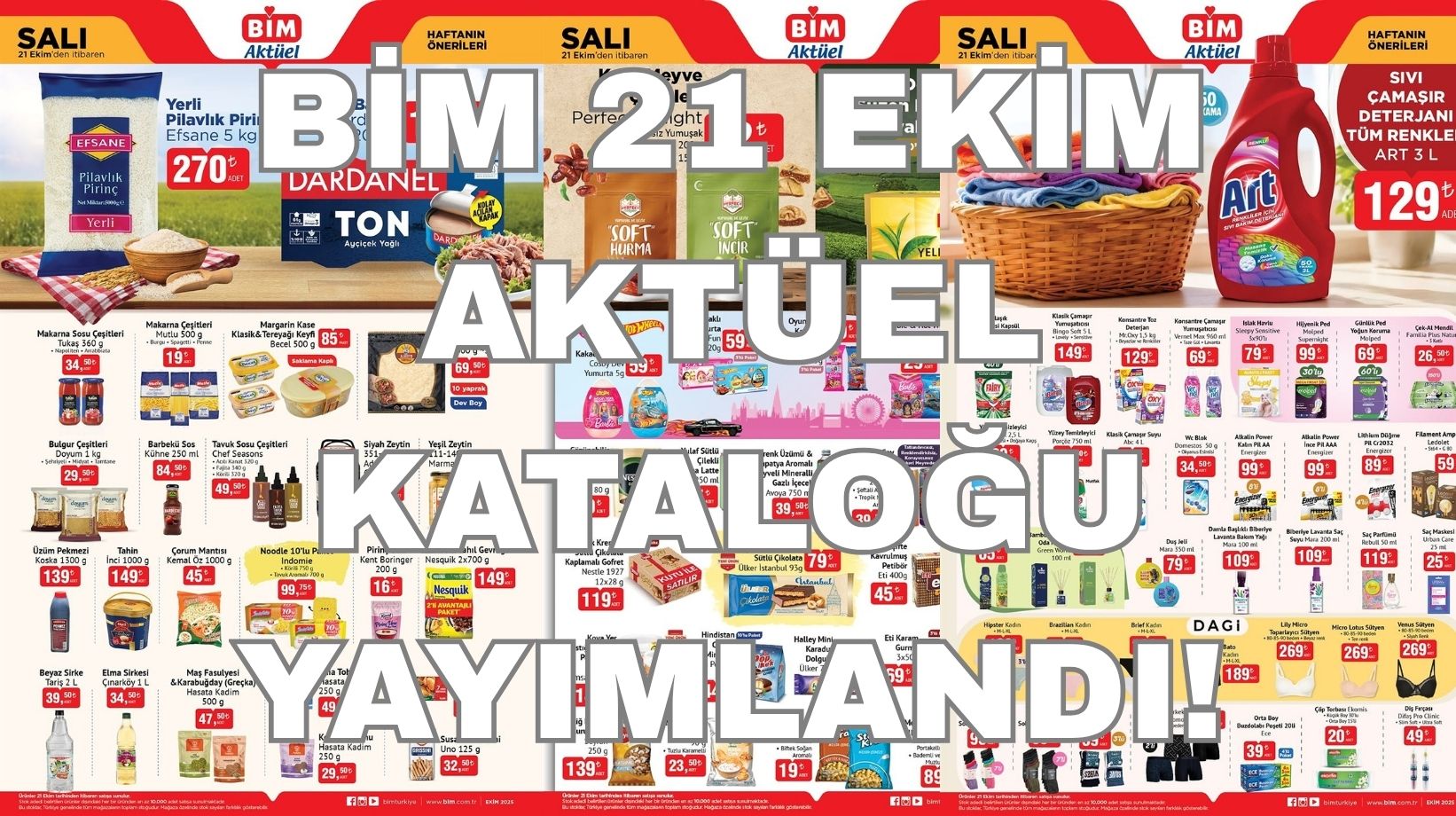 BİM'e temel gıda ve temizlik ürünlerinde büyük indirim geliyor: BİM 21 Ekim indirim kataloğu yayımlandı!