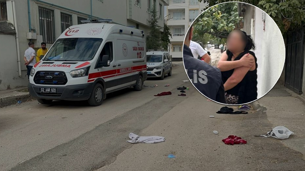 Genç kıza sokak ortasında tekmeli yumruklu saldırı!