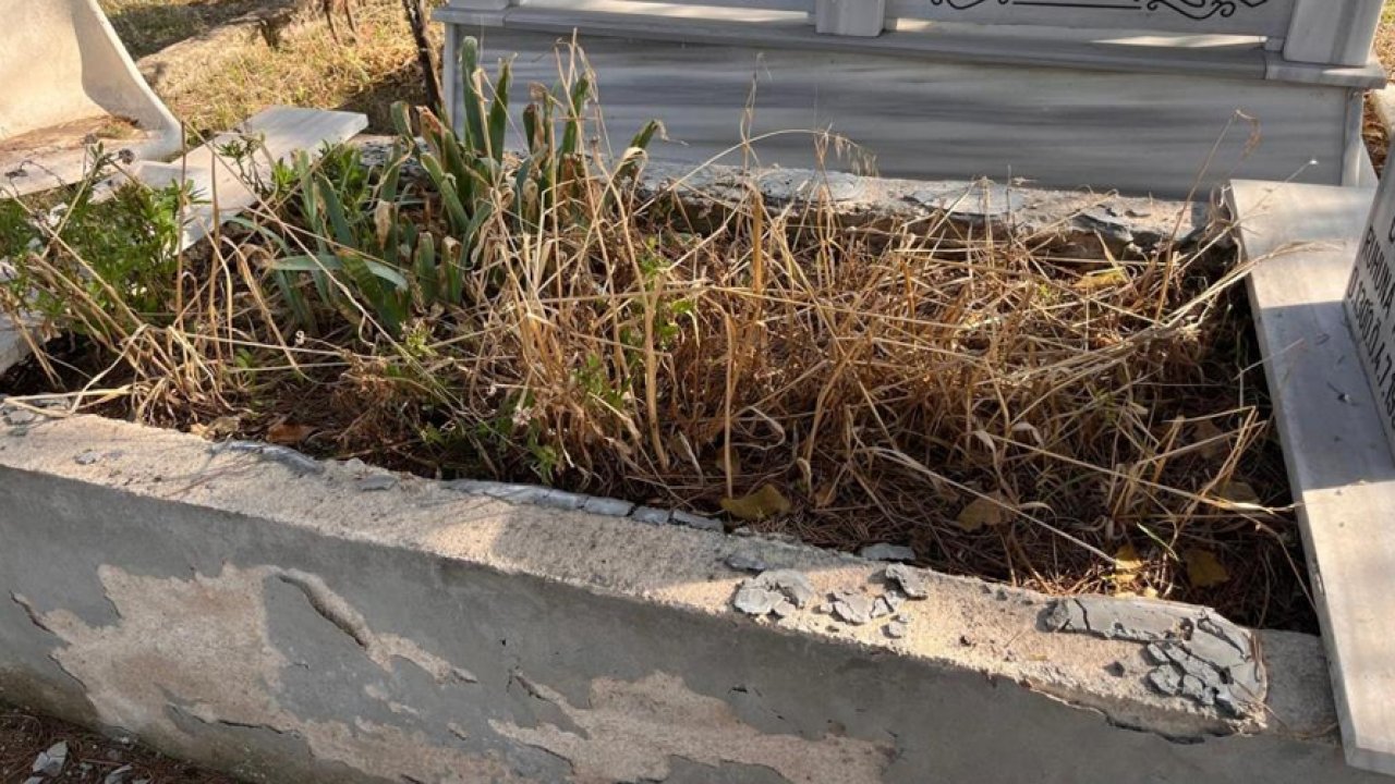 Hırsızlar mezarlığa dadandı: Mermerleri çalıp bahçesine dekor yaptı!