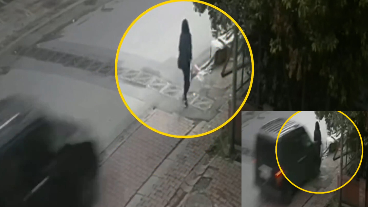 Kontrolden çıkan araç kaldırımdaki kadına çarptı: Ölümün kıyısından döndü