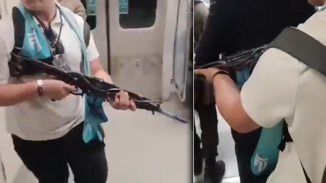 Oyuncak tüfekle metroda korku salmıştı! 17 yaşındaki genç gözaltında