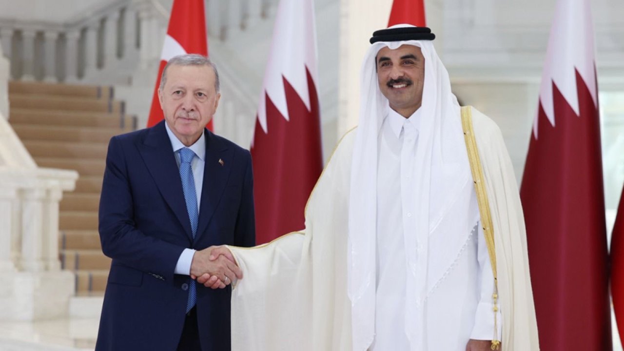 Cumhurbaşkanı Erdoğan Katar Emiri El-Sani ile görüştü: İki ülke ilişkileri mükemmel seviyede!