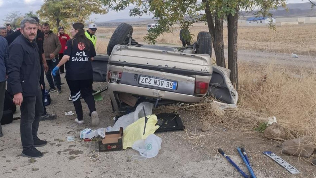 Yozgat'ta korkunç kaza: 1 ölü, 1 yaralı!