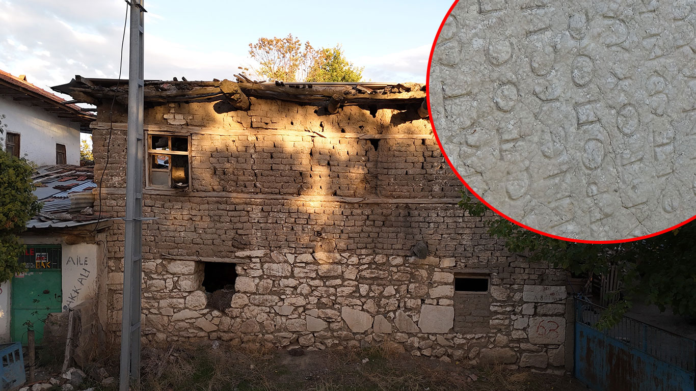 İmparator Caracalla'nın mektubundan duvar yapmışlar! Evin temel taşlarından tarih çıktı