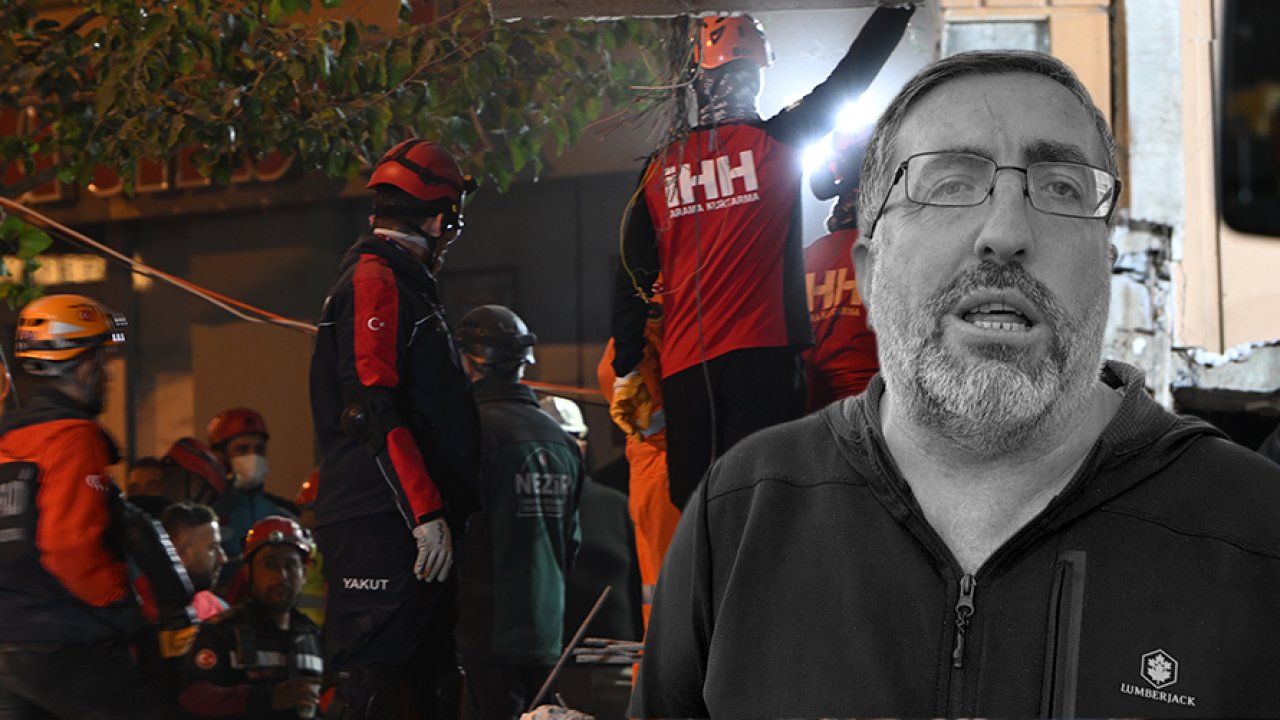 Gebze'de çöken binanın görgü tanığı anlattı: Peşimden yıkıldı!