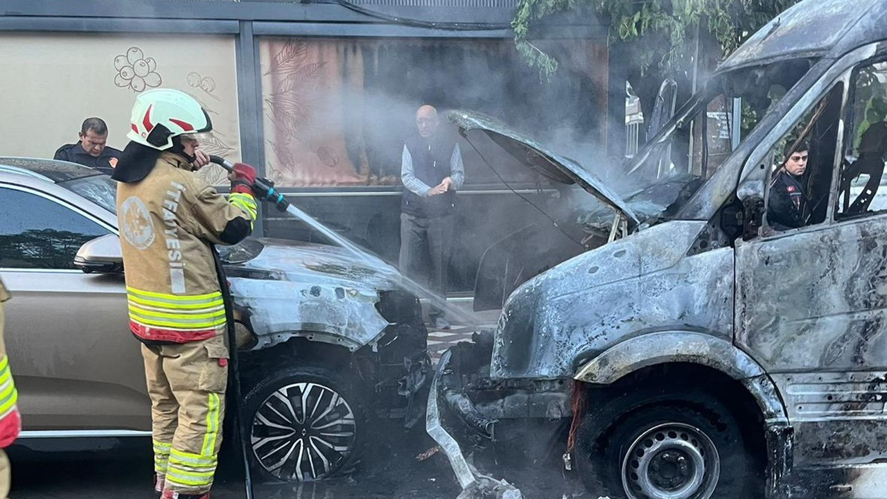 Öğrenci servisi yandı: Şoförün kahramanlığı 13 çocuğu kurtardı