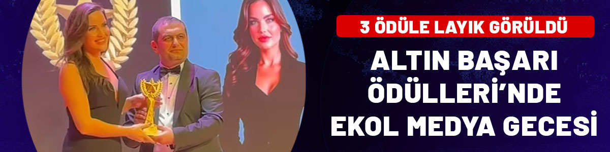 21. Altın Başarı Ödülleri'nde Ekol Medya'ya 3 ödül: Mehtap Özkan Tekin “Yılın En İyi Kadın Haber Spikeri” seçildi