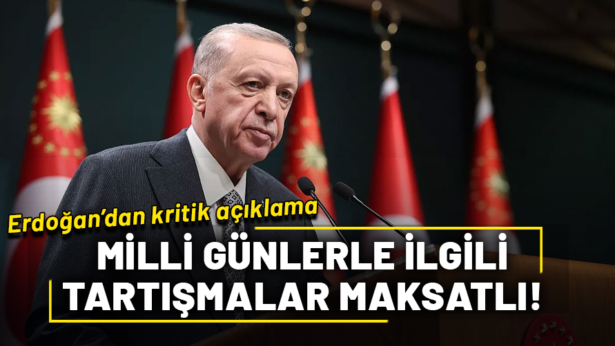Cumhurbaşkanı Erdoğan: "Atatürk maskesi takıp millete düşmanlık edenlere de, Atatürk’e hakaret edenlere de karşıyız"