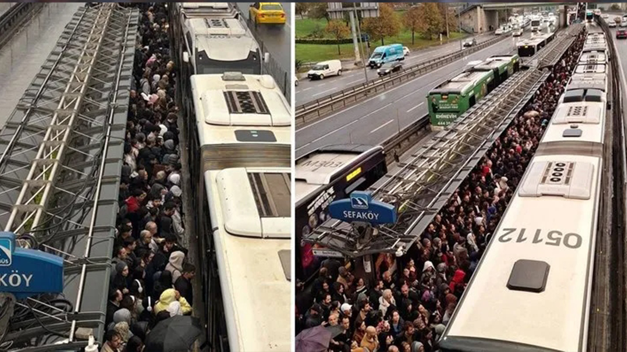 Metrobüs hattında arıza çilesi: Seferler aksadı, yolcular yolda kaldı