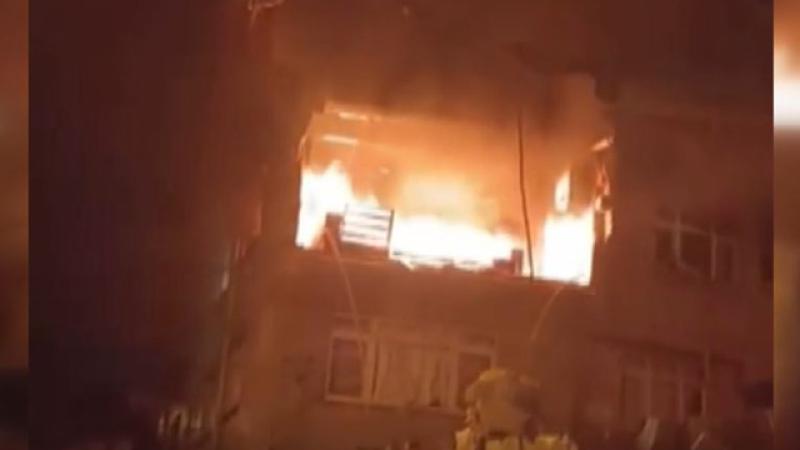 Kağıthane’de korkutan patlama! Binada çıkan yangın sonrası büyük panik yaşandı