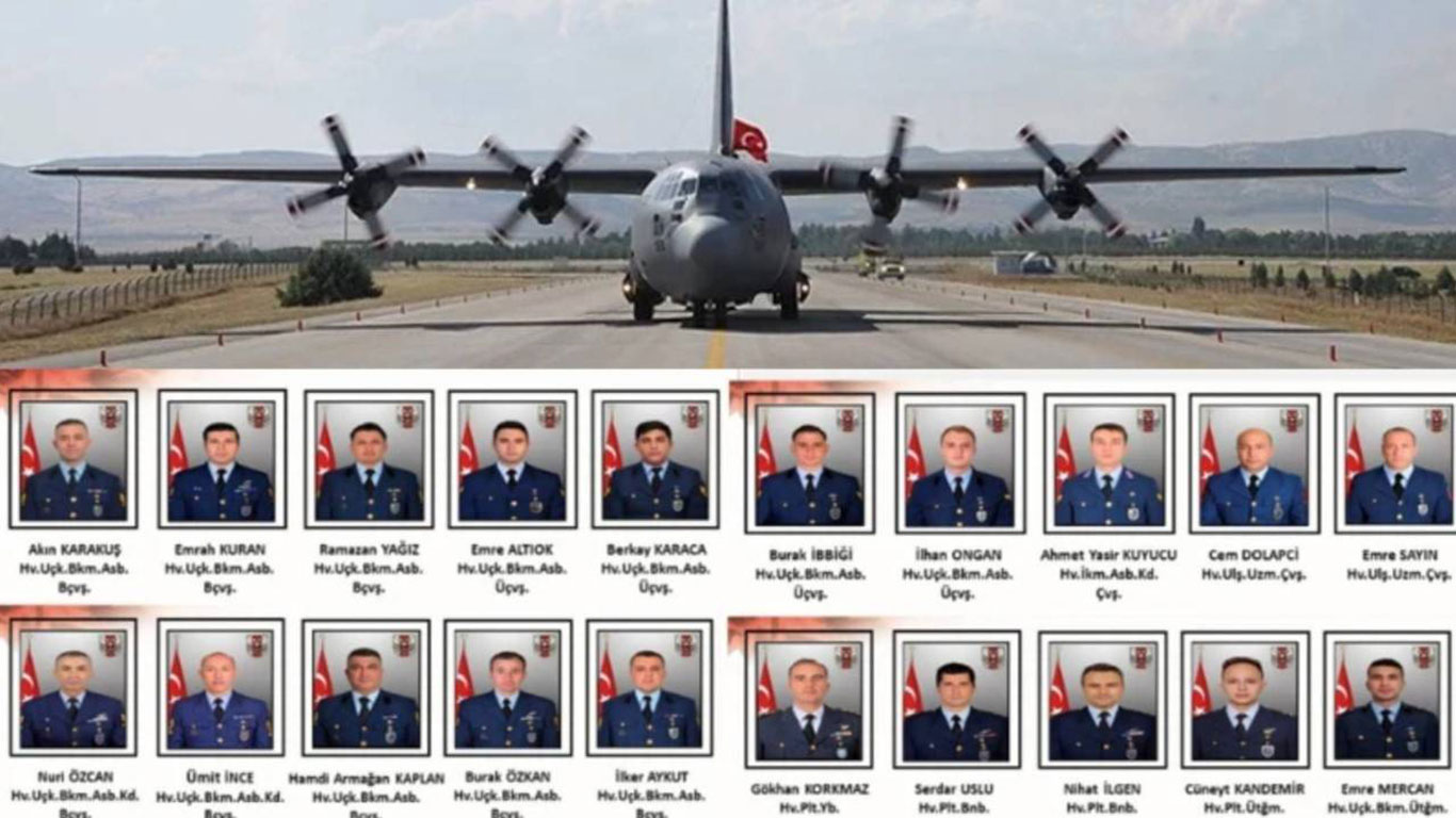 Erdoğan'dan C130 kazasında şehit olan 20 askerin ailelerine taziye mesajı