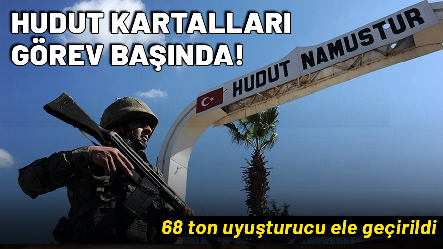 MSB duyurdu: Hudut Kartalları Van’da 68 bin kilo uyuşturucu madde ele geçirdi