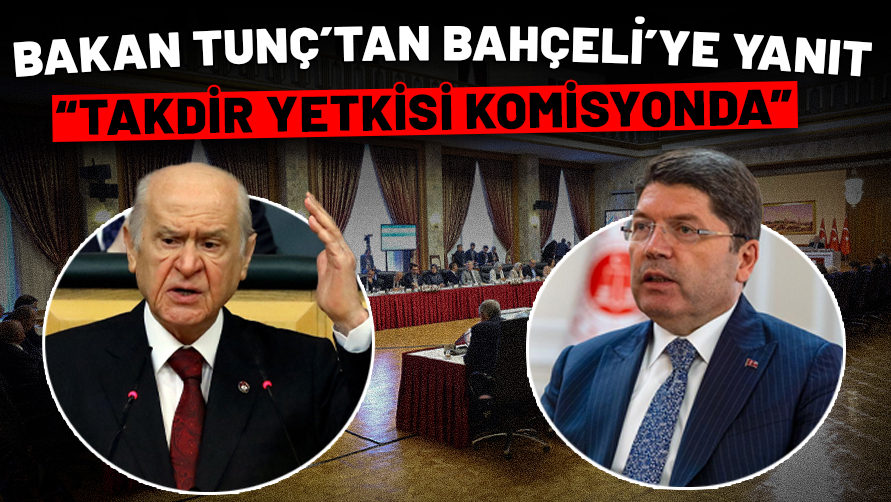 Adalet Bakanı Tunç'tan Bahçeli'nin İmralı çıkışına net yanıt: Takdir yetkisi komisyonda