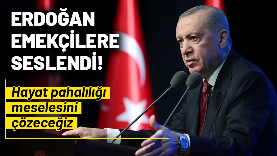Cumhurbaşkanı Erdoğan'dan HAK-İŞ'te emekçiye sesleniş: Hayat pahalılığı meselesini çözeceğiz