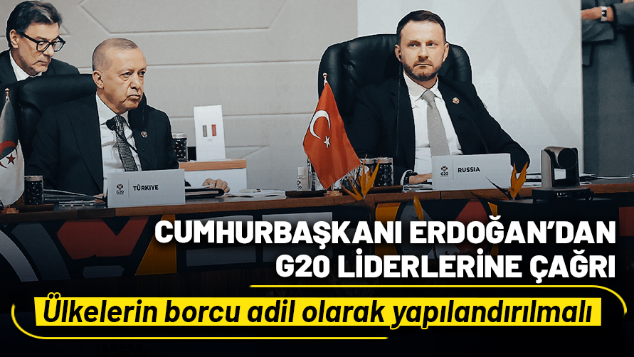 Cumhurbaşkanı Erdoğan Güney Afrika'daki G20 Zirvesi'nde konuştu