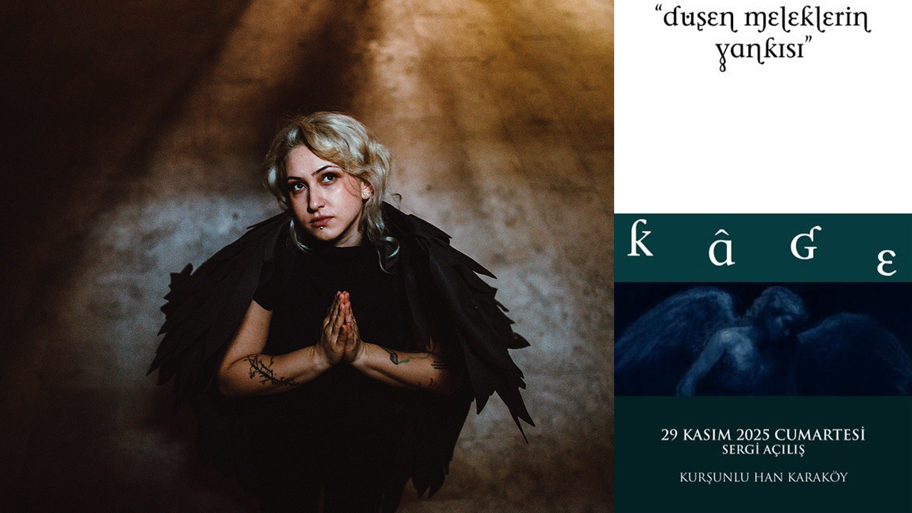 Sanatçı Naz Işıksoy'dan Karaköy'ün tarihi Kurşunlu Hanı'nda ezber bozan sergi! Kâge: Düşen Meleklerin Yankısı