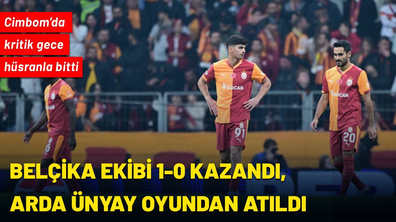 Galatasaray’a Devler Ligi darbesi! Union Saint-Gilloise 57’de vurdu, kırmızı kart tartışma yarattı