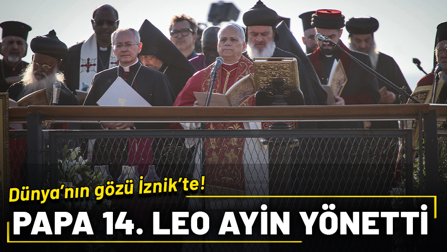 Papa 14. Leo İznik'te ayin yönetti!