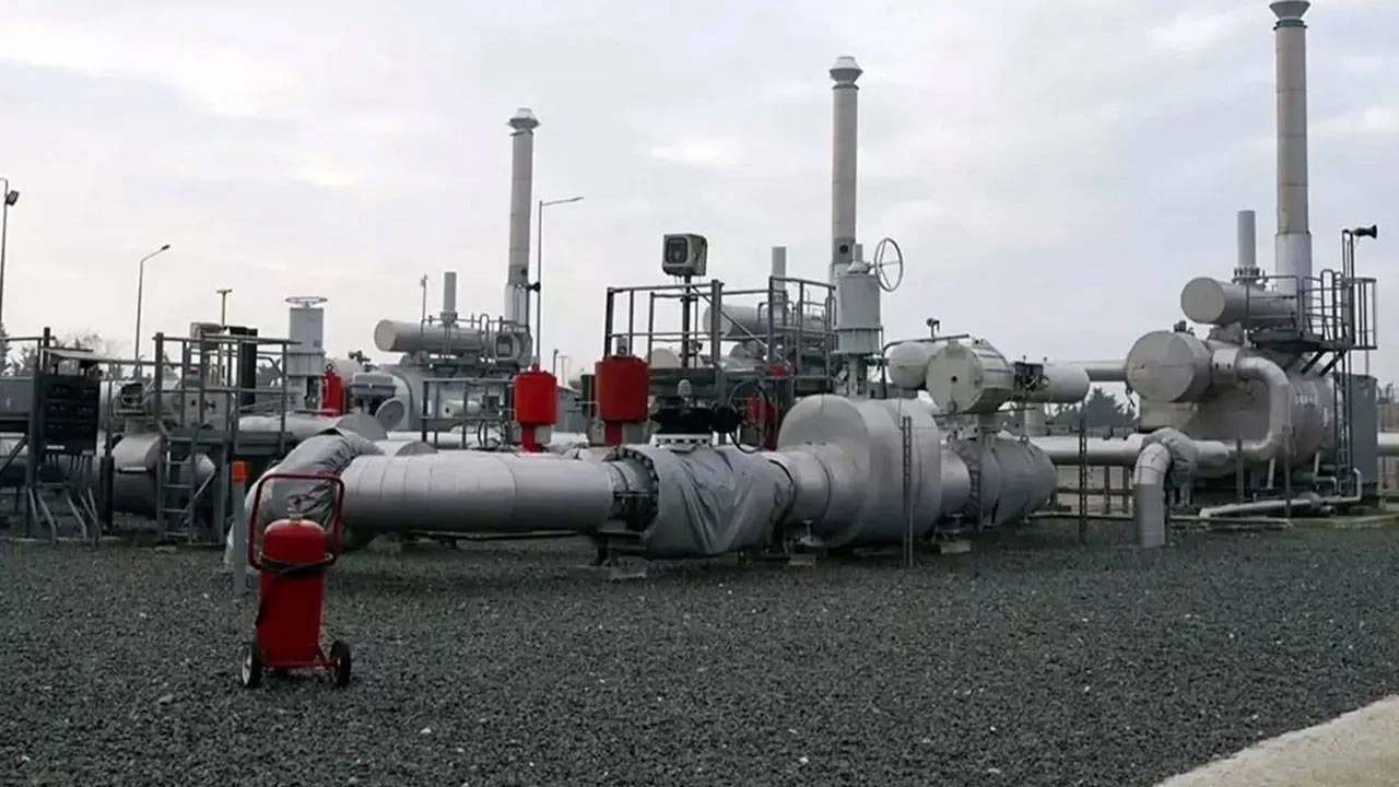 Doğalgaz tesisinde yangın çıktı!