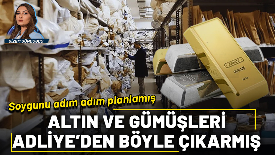 Büyükçekmece Adliyesi'ndeki soygunda detaylar ortaya çıkıyor! Çaldığı altın ve gümüşleri Adliye'den böyle çıkarmış...