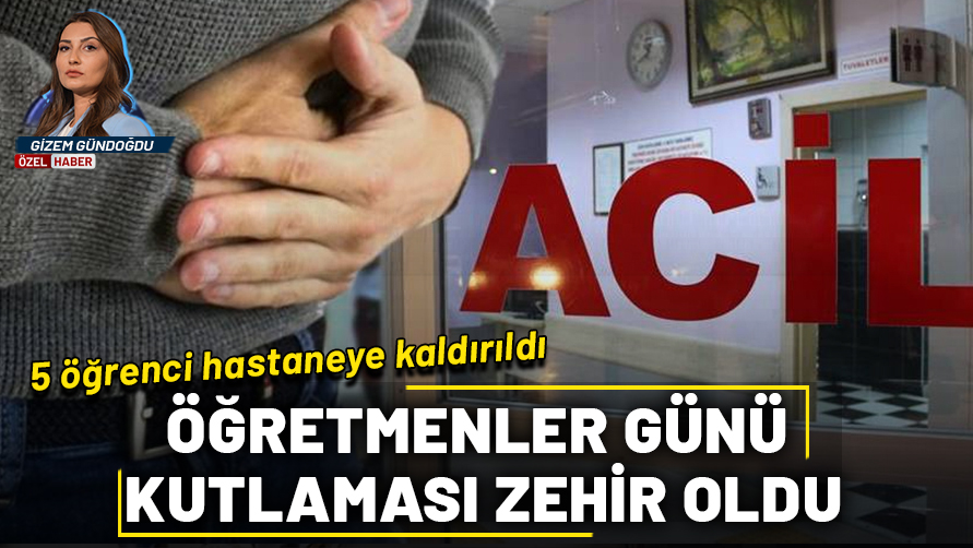 Bağcılar'da öğretmenler günü kutlaması zehir oldu: 5 öğrenci hastaneye kaldırıldı