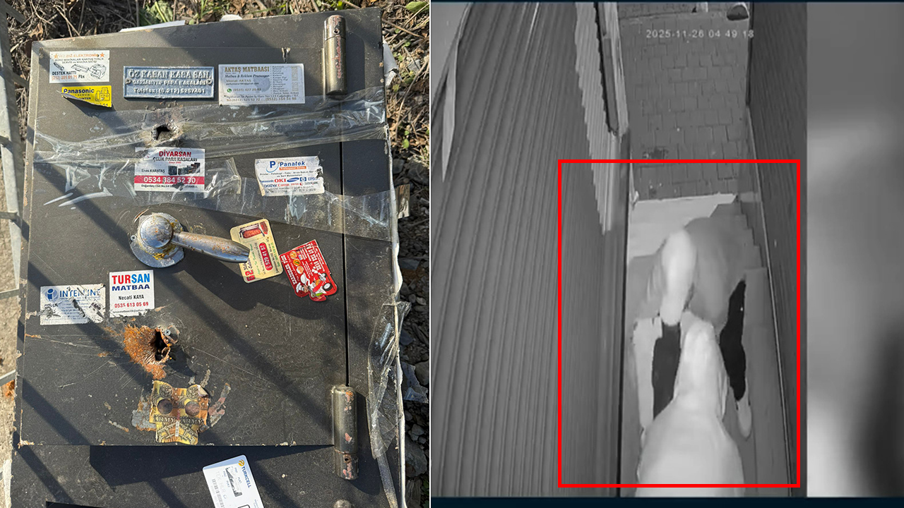Fatih'te akıl almaz soygun! 4 dakika içinde 200 kiloluk çelik kasayı çaldılar