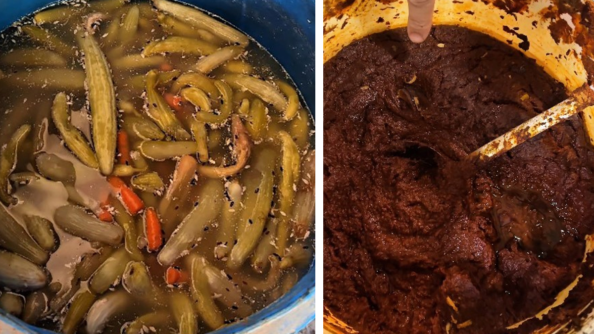 Dönerciden kurtlu salça ve turşu çıktı