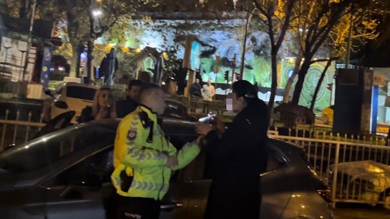 Alkollü sürücü ortalığı birbirine kattı! Uygulamada kriz geçirdi polislere hakaretler yağdırdı