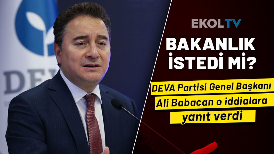 Ekonomi ve Adalet Bakanlığı'nı istedi mi? Ali Babacan o iddialara yanıt verdi!