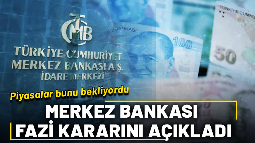 Merkez Bankası faiz kararını açıkladı!