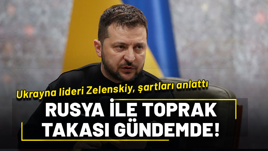 Zelenskiy, Rusya ile barışta toprak takası için halk oylamasını işaret etti