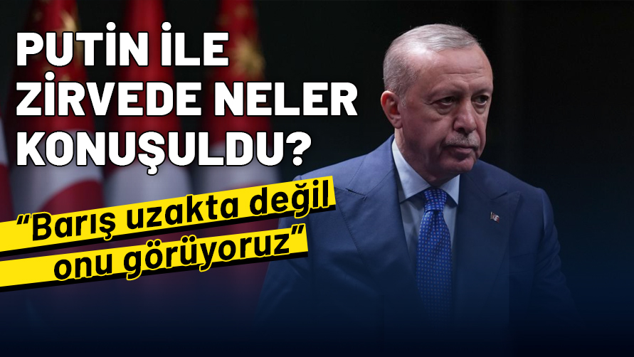 Cumhurbaşkanı Erdoğan'dan Putin görüşmesine ilişkin açıklama: En kısa sürede Türkiye'ye bekliyoruz