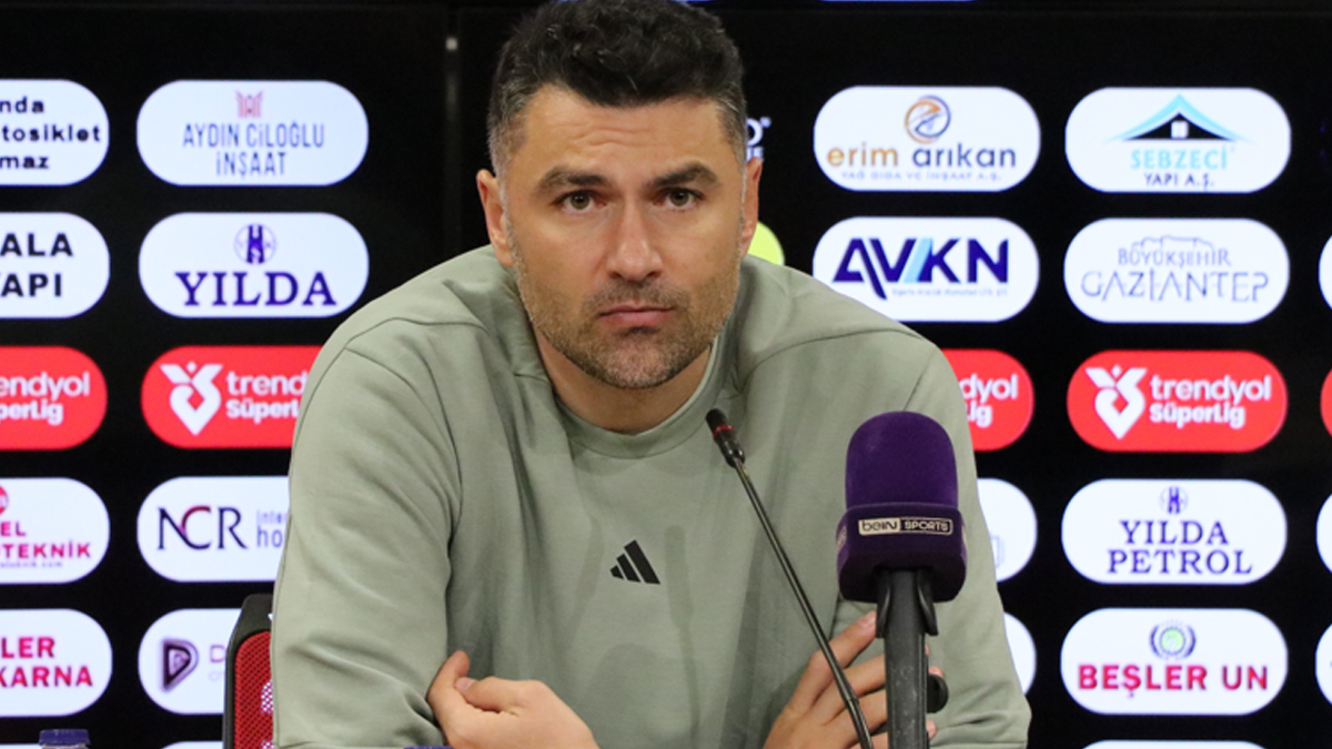 Gaziantep FK Teknik Direktörü Burak Yılmaz, görevini bırakacağını açıkladı