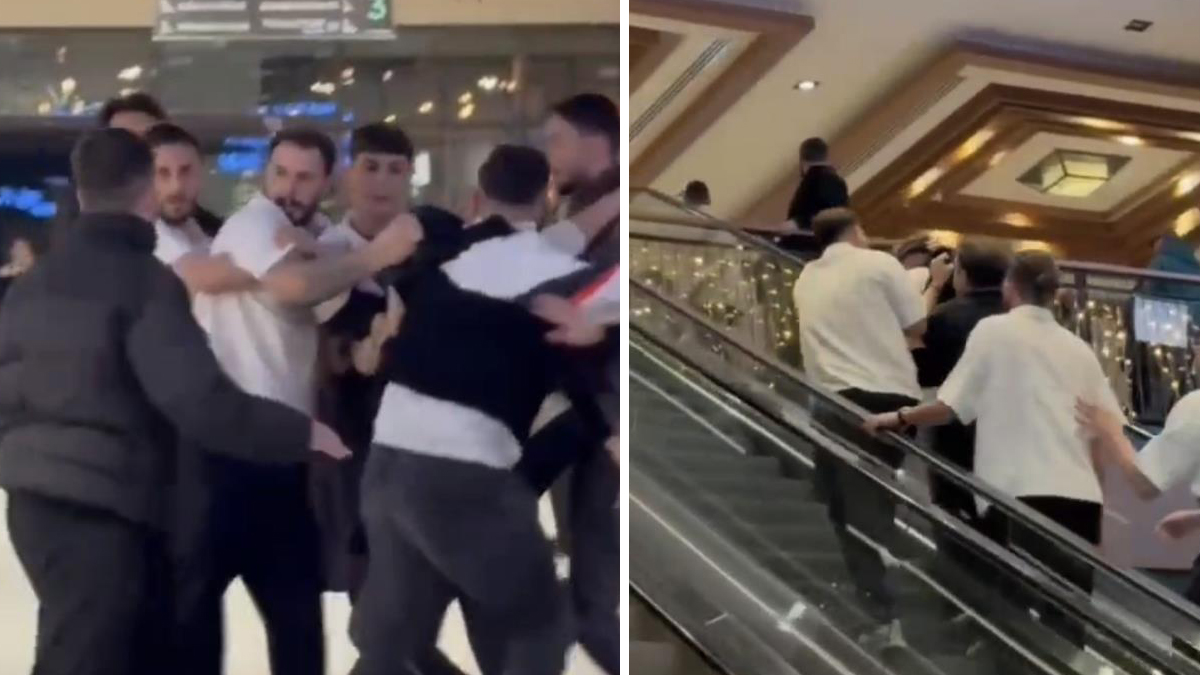 Maltepe'de AVM'de kavga: Müşteri ile garson birbirine girdi