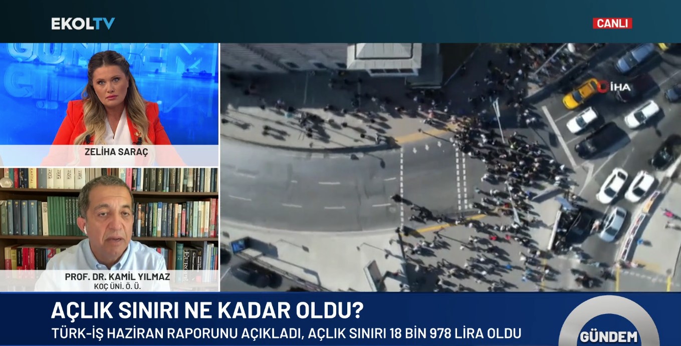 Asgari ücretliye zam yapılırsa ne olur? Prof. Dr. Kamil Yılmaz Ekol TV'ye anlattı